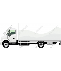 White truck premium delivery