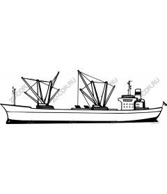 Vintage fishing trawler