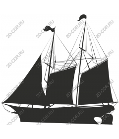  Classic sailboat