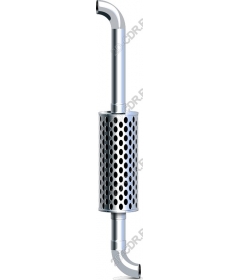  Chrome exhaust tip