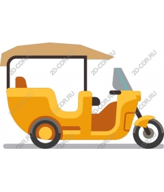 Яркий авторикша