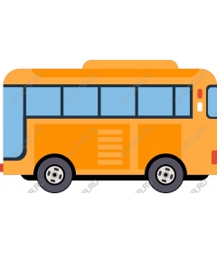 Orange food truck