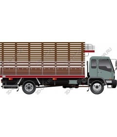 Truck Clipart Image of a truck with flatbed