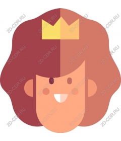 The crowned character