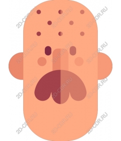  Bizarre cartoon face