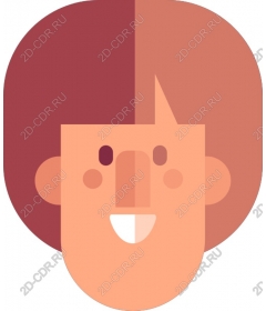 Funny cartoon character