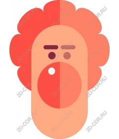  Colourful clown