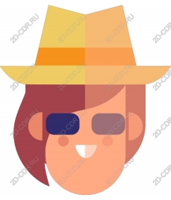 Fun summer character
