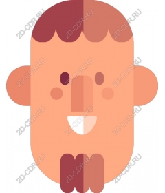 Funny face character