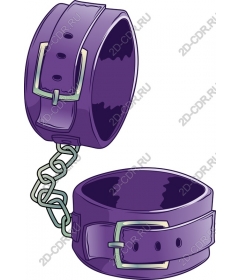  Stylish purple handcuffs