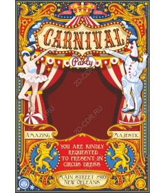  An invitation to a carnival party