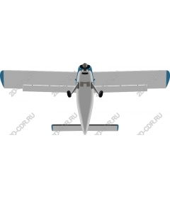 Aerial perspective of the aircraft