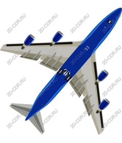 Smooth blue plane
