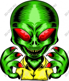  Alien with claws