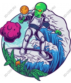  Alien surfer
