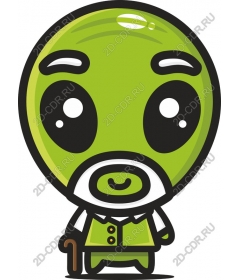  Cute alien grandpa