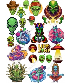 Set of zones UFO