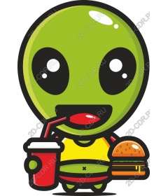  Alien foodie
