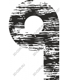  Artistic brush strokes № 9