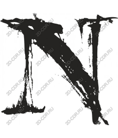  Art swipe the letter N