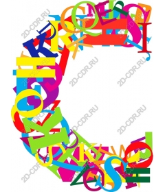  Colored letter