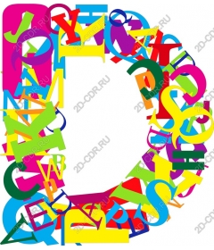  Color the alphabet D