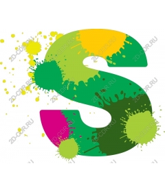  Colour splash-the letter