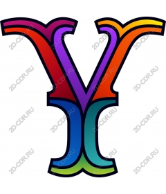  Color the letter Y