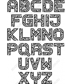 Set the labyrinth of the alphabet - AZ s