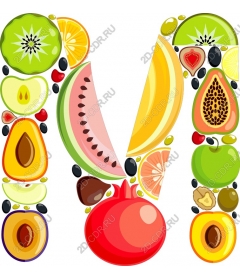  Fruit Letter M