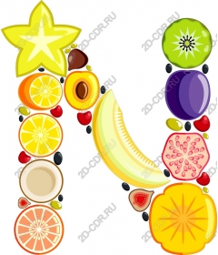  Fruit letter N