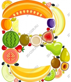  Fruit letter B