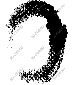  Black circle brush strokes