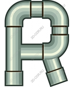  Tubular letter R