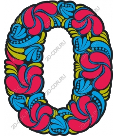  Floral number 0