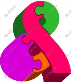 Color puzzle Ampersand