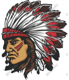 The leader of the native Americans