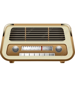 Vintage retro radio