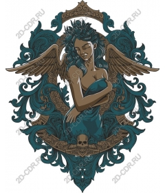  Elegance "Teal Angel"