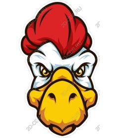  Ferocious chicken head
