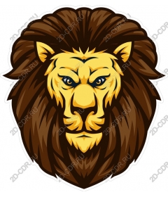  A majestic lion's head