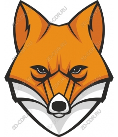Stylized head of a Fox