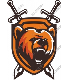  Эмблема свирепого медведя