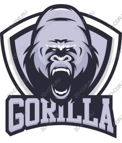  Ferocious gorilla