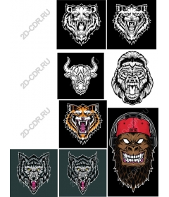  Package heads ferocious animals