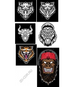  Collection goals ferocious animals