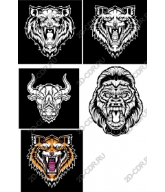  Collection goals ferocious animals