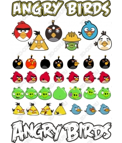 Коллекция клипартов Angry Birds - Комплект