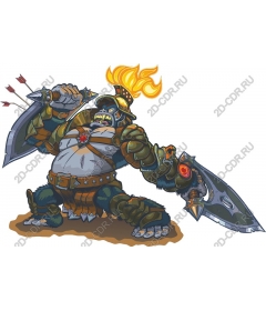  Fierce warrior-gorilla