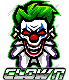  Colourful clown
